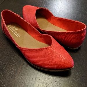 TOMS Faux Snake Jutti - 8.5